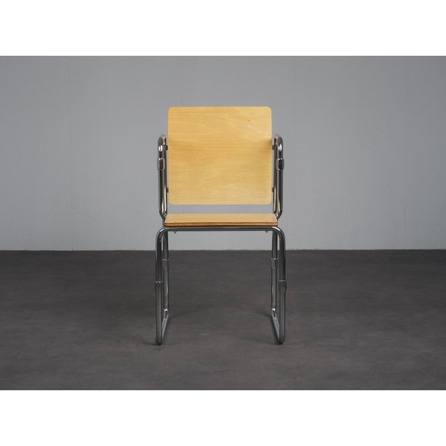 Bauhaus Limited Edition 129/150 Hopmi Chair by Gerrit Rietveld, Netherlands, 2013 For Sale - Image 3 of 14