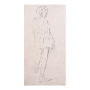 'Standing Girl' by Grégoire Michonze, 1945, École Des Beaux-Arts, Paris, Musée d'Art Moderne De Troyes