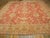 Antique Oushak rug. Measures: 12'2" x 14'8".