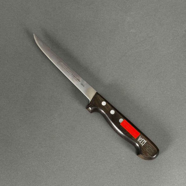 Late 20th Century Old Stock Stainless Steel Gustav Emil Ern Boning Knife Solingen, Germany For Sale - Image 4 of 12