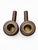 Wood Vintage Brutalist Hand-Carved Oak Wall Sconces with Brass and Wrought Iron, 1970s, Set of 2 For Sale - Image 7 of 10