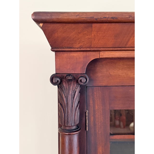Traditional Antique Empire Cabinet For Sale - Image 3 of 11
