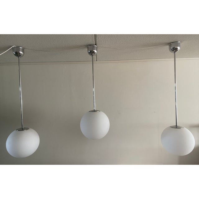 Vintage Pendant Lights from Gispen, 1960, Set of 3, in Flawless conditions. Designed 1960 to 1969 This piece is designed...