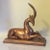 1920 Art Deco Copper Clad Gazelle or Deer Figure For Sale - Image 11 of 13