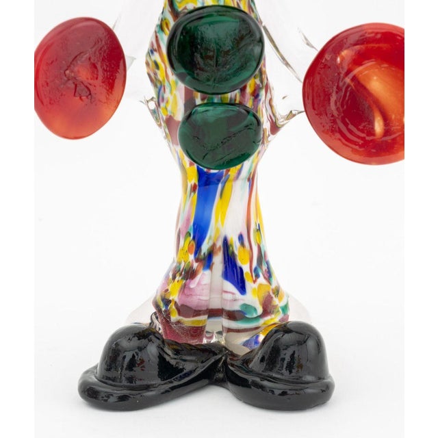 Murano Art Glass Clown Sculptures, 2 For Sale - Image 11 of 17