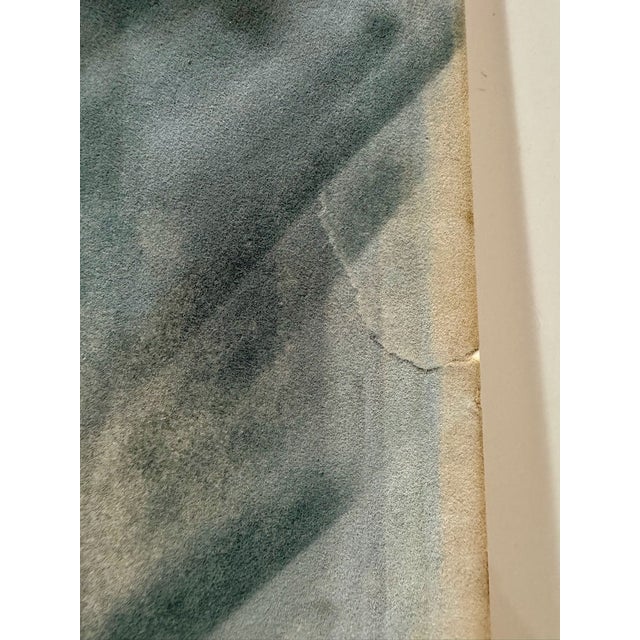 Henry Emil Salloch Original Watercolor on Paper Abstract Harbor Scene, 1963. For Sale In Atlanta - Image 6 of 9
