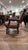 Traditional Carved Wood Armchair With Casters For Sale - Image 3 of 6