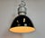 Industrial Black Enamel Factory Lamp from Elektrosvit, 1960s For Sale - Image 11 of 18