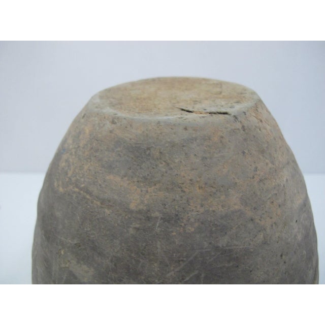 Early 20th Century Rustic Chinese Earthenware Pottery Han Dynasty Style Vase Vessel For Sale - Image 5 of 8