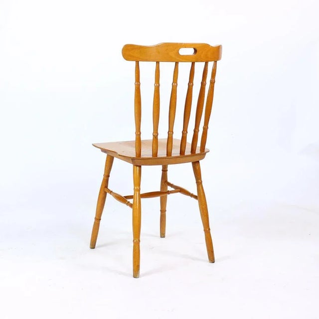 Oak Dining Chairs, 1960s, Set of 4 For Sale - Image 8 of 15