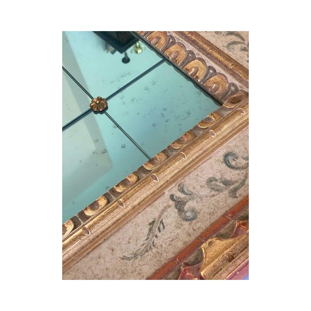 Venetian Mirror in Linden Wood by Simoeng For Sale - Image 9 of 13