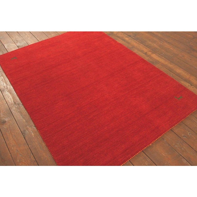 Handcrafted oriental rug Indo-Gabbeh | Size: 200cm x 140cm | Material: 100% wool and 100% cotton | Condition: New |...