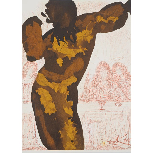 Salvador Dali, Le Dernier Repas, Nude, Lithograph For Sale