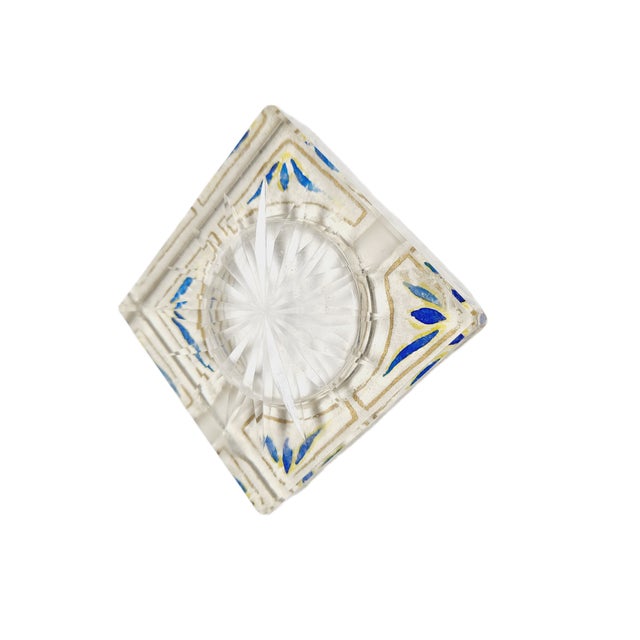 Bidermeier Style Crystal Inkwell, Germany, 1890s For Sale - Image 10 of 12