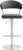 Cosmo Grey Steel Bar Stool For Sale - Image 4 of 12