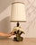 Vintage 1983 Creative Decor Ceramic Bird Table Lamp, Sculptural Lovebirds & Tree For Sale - Image 4 of 8