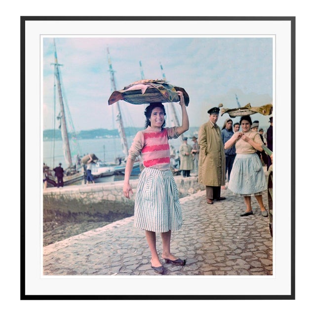 Toni Frissell 'Waterfront' Archival Pigment Print Framed in Black For Sale