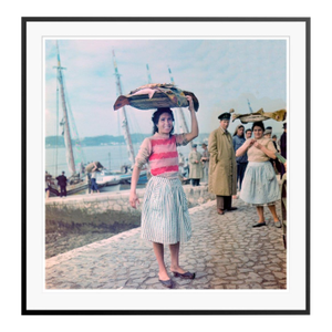 Toni Frissell 'Waterfront' Archival Pigment Print Framed in Black