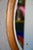 1960s Vintage Oval Dressing Table Mirror in Beveled Oak and Chrome Finish, 1960s For Sale - Image 5 of 10