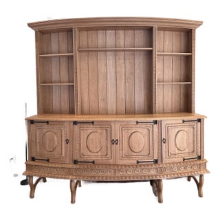 Neoclassical Buffet With Hand Carved Detailing For Sale