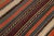 Textile 1960s Vintage Turkish Kilim Multicolor Handmade Stripes Wool Runner For Sale - Image 7 of 8
