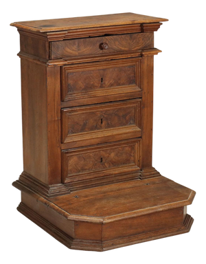 Baroque Walnut Kneeler, Italy, Early 18th Century