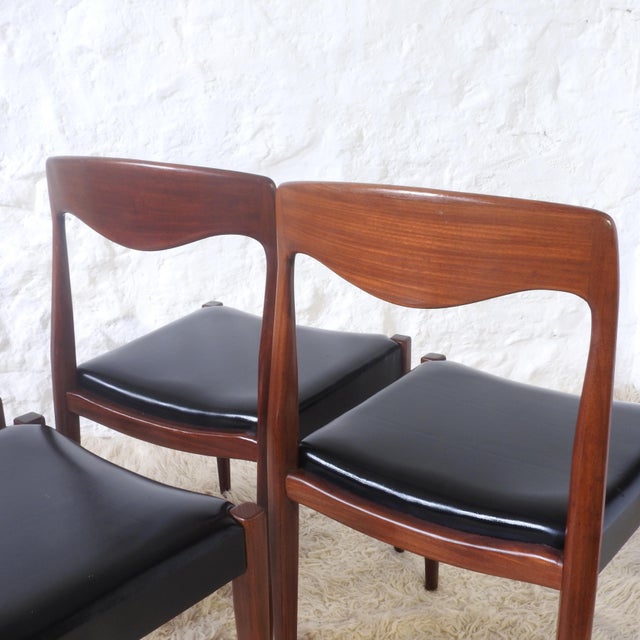 Scandinavian Style Dining Chairs, France, 1960s, Set of 4 For Sale - Image 11 of 17