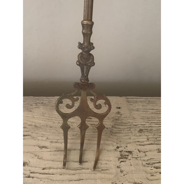 19th Century Brass Oversized Kitchen Fork For Sale In San Francisco - Image 6 of 9