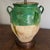 19th Century 19th Century French Provincial Green Glazed Confit Jar, Converted to a Lamp For Sale - Image 5 of 9
