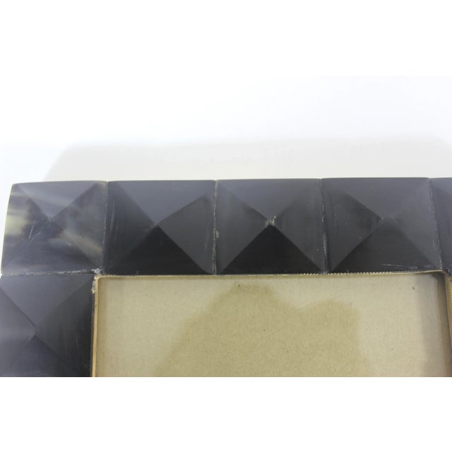 Vintage 4”x6” Natural Horn Picture Frame Easel Table Top Horizontal or Vertical For Sale - Image 14 of 14