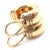 Mid 20th Century Tiffany & Co. Etoile Diamond Yellow Gold and Platinum Hoop Earrings, Pair For Sale - Image 11 of 11