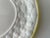 A charming decorative accent on your dining table, the white wicker ceramic dinner plate with yellow border adds a touch...