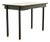 John Widdicomb Mid-Century Modern Hollywood Regency Black Lacquer and Brass Console Table, Newly Refinished For Sale