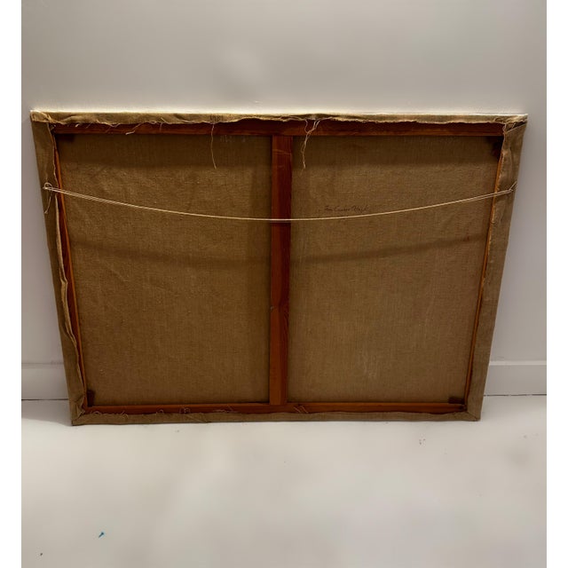 Jon Atac, Expression 3, 1989, Large Oil on Canvas For Sale - Image 8 of 9