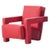 Red Baby Utrecht Armchair by Gerrit Thomas Rietveld for Cassina For Sale - Image 9 of 9