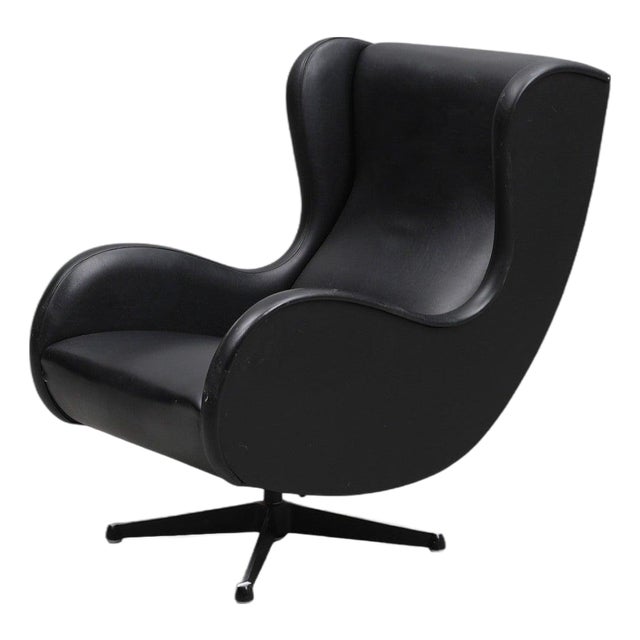 Vintage 1960s "Merci" Swivel Lounge Chair by Ikea For Sale
