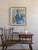 Mid-Century Modern Mid-Century Modern 'Woman in a Blue Coat' Vintage Swedish Cubist Figurative Oil Painting, Framed For Sale - Image 3 of 11