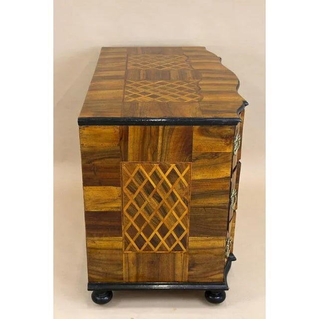 18th Century Baroque Chest of Drawers in Inlay Works, Austria, 1760 For Sale - Image 9 of 18
