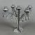 A striking five-light chandelier in a modernist style, an original, modular design piece dating back to the 1970s. ·...