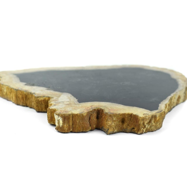 Mid 20th Century Solid Stone Slab Serving Cheese Charcuterie Board or Decorative Piece For Sale - Image 4 of 7