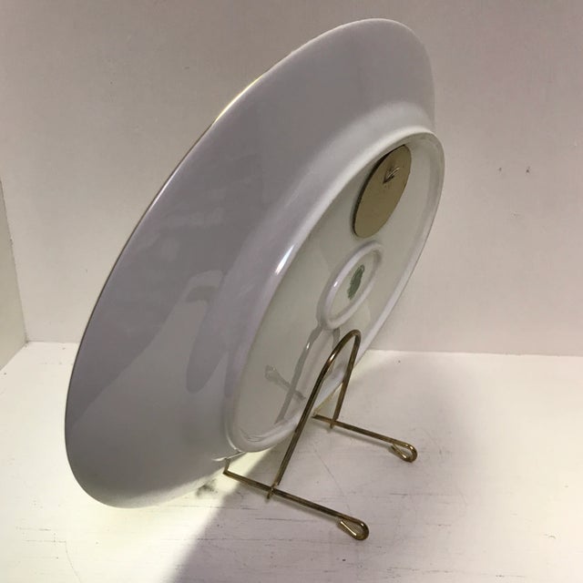 Figurative Hand Painted Porcelain Fish Serving Platter by J K W West German 1930's For Sale - Image 3 of 12