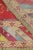 Textile 1920s Antique Agra Rug in Red With Colorful Geometric Patterns, From Rug & Kilim For Sale - Image 7 of 8