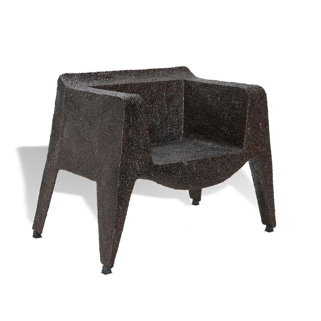 Vintage Designer Armchair in Iron, 2000s For Sale - Image 6 of 6