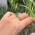 1.63ct Square Cut Zambian Emerald Diamond 14k Gold Victorian Engagement Ring Size 4 For Sale - Image 9 of 18