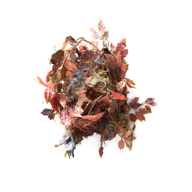 Christina Rodriquez MIxed Media Paint and Resin Wall Sculpture 2006 For Sale - Image 11 of 12