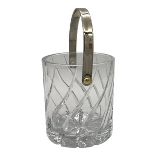 Crystal Olympus Cut Ice Bucket For Sale