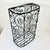1980s Vintage French Style Curled Metal Hamper With Hinged Lid. For Sale - Image 12 of 13