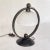 Art Deco Wrought Iron Table Lamp attributed to Schneider, 1930s For Sale - Image 6 of 7