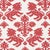 Sample - Schumacher Regalia Fabric in Red For Sale