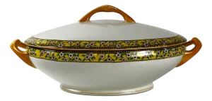 Earthenware Yvonne Soup Tureen from Orchies, Early 20th Century
